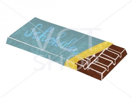 板チョコのイラスト 板チョコのイラスト
