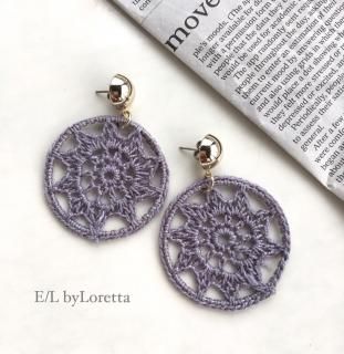 Braid circle pierce/earring