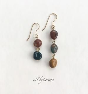 󥸥㥹ѡ Asymmetry pierce/earring(MustardGreen)