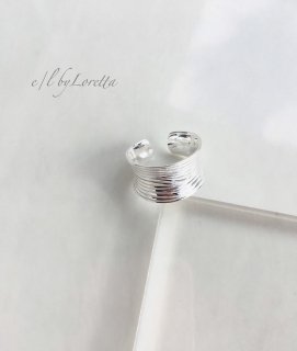 Silver925 thick line Ring
