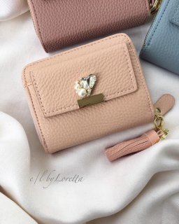 ≪全3色≫Heart bijou mini wallet