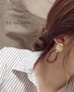 Bekkou oval hoop Pierce