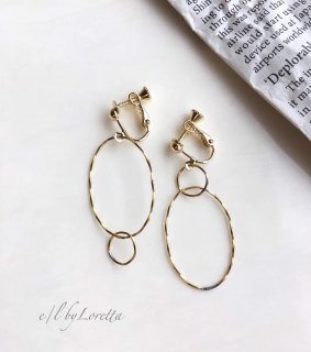  Asymmetry W ring pierce/earring