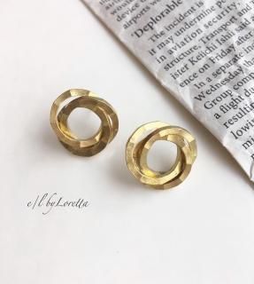  hammered 3Ϣ hoop Pierce