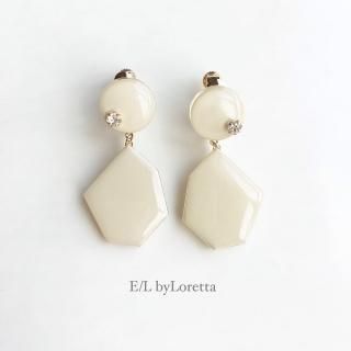 Color KAKERA pierce/earring(Ivory)