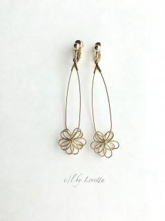   flower  pierce/earring