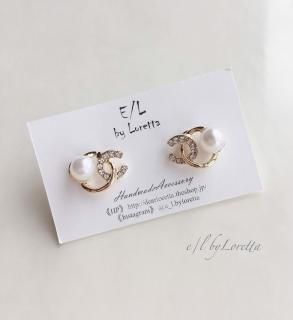 Crystal w ring pierce