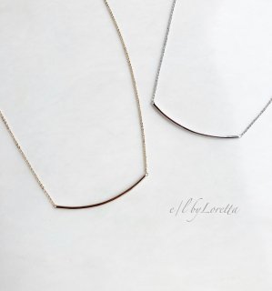 (2)Curve line Necklace