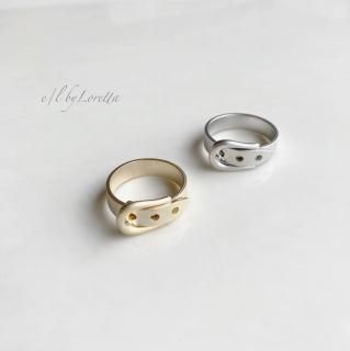 (2)Metal belt Ring