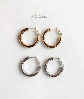 (2)Metal chunky hoop pierce