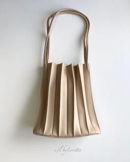 Pleats bag(Beige)