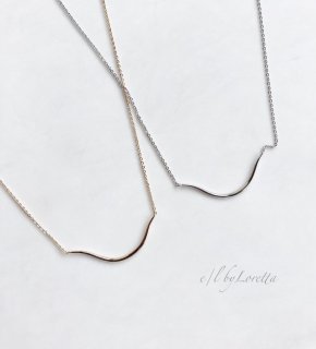 (2)Metal curve Necklace
