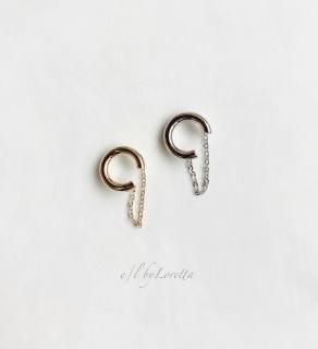 (2)Metal chain ear cuff