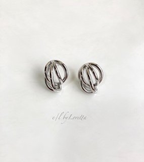 Metal design pierce(Silver)