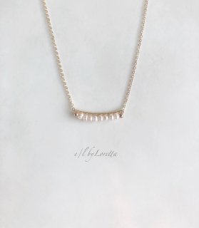 Stick × pearl  Necklace