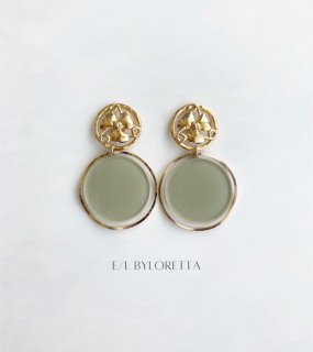 bloomڥ֥롼 No.1(Olive) - pierce/earring  [cc]
