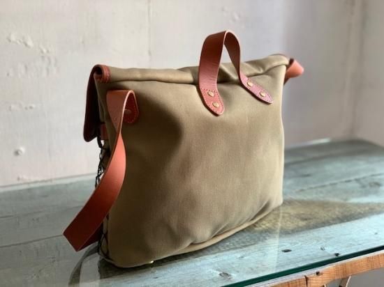 CHAPMAN -game bag (khaki canvas)- Made in England - clothier