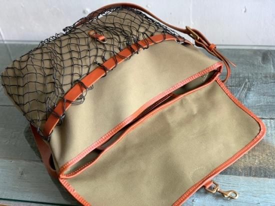 CHAPMAN -game bag (khaki canvas)- Made in England - clothier
