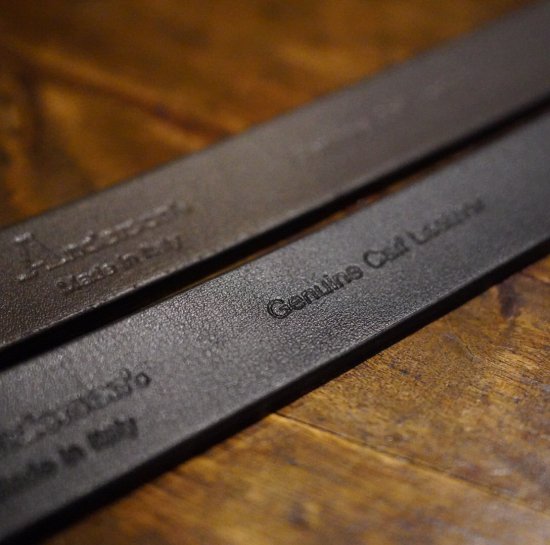 Anderson's-Puntale suede belt - clothier online store / クローチア ...