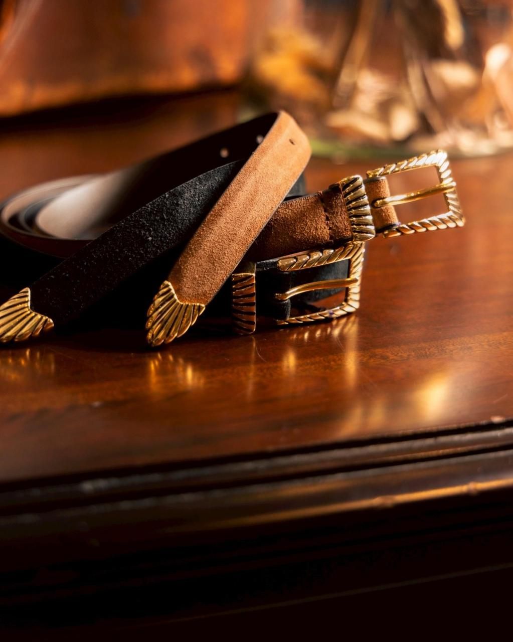 -Andersons-Suede belt Made in Italy.