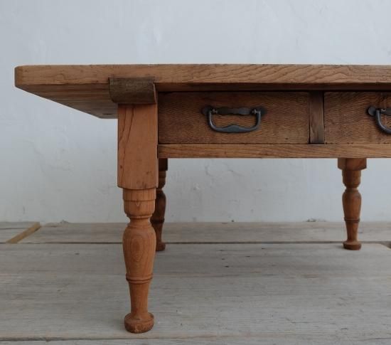 アンティークのろくろ脚のコーヒーテーブルNo,23の通販 | ライフ