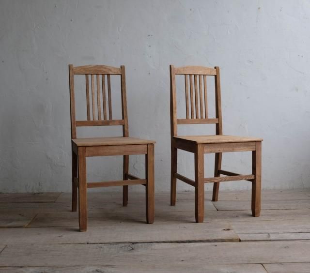 お値下げ❣️中国の古い丈夫な椅子　味のあるヴィンテージチェア Dutch Vintage School Stacking Chair / GRAY 1980's オランダ