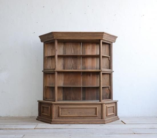 hige！上品な佇まいの飾り棚　古家具 hige！上品な佇まいの飾り棚 古家具 レトロ家具 – 古福庵