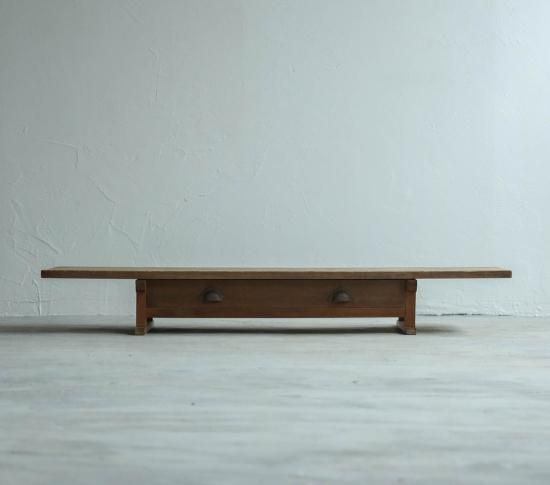 アンティーク 一枚板 ローテーブル 裁ち台 無垢材 テレビ台 ローボード ① ローボード 幅150cm アンティーク調 天然木 完成品 ミンディ無垢