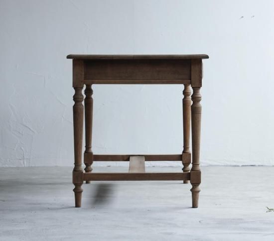 ろくろ脚テーブル　古家具　ビンテージ家具 送料無料】ろくろ足のテーブル 古家具/古道具/アンティーク/机