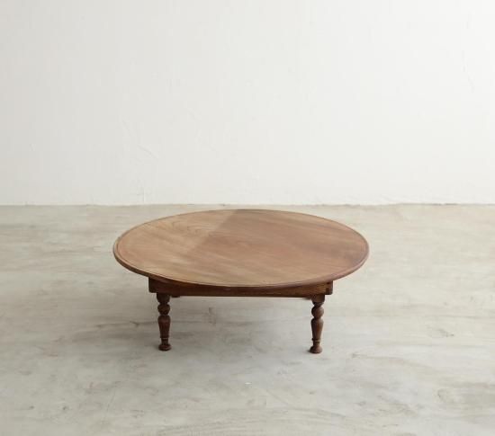 一枚板の丸テーブル(折りたたみ式)の通販 | ライフスタイルショップ