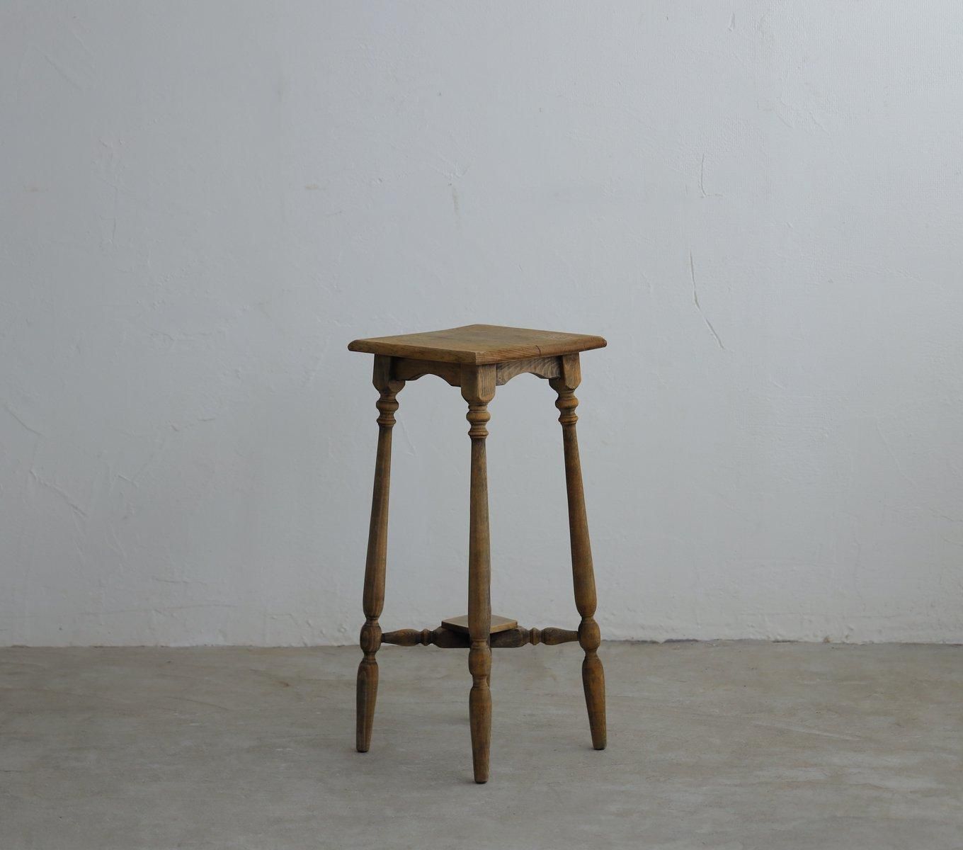 【ICCA】　木製花台　脚付　アンティーク　古道具　インテリア ICCA】 木製花台 脚付 アンティーク 古道具 インテリア