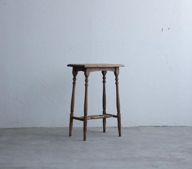 【ICCA】　木製花台　脚付　アンティーク　古道具　インテリア ICCA】 木製花台 脚付 アンティーク 古道具 インテリア ICCA】 木製