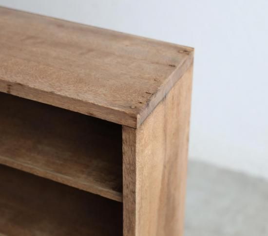 ラワン 無垢 収納棚 オープンラック 古家具 ラワン 無垢 収納棚 オープンラック 古家具 ラワンの棚 - 古家具