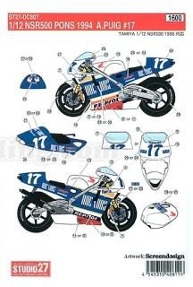 1/12 1/20 デカール - Max Moto Modeling 通販サイト