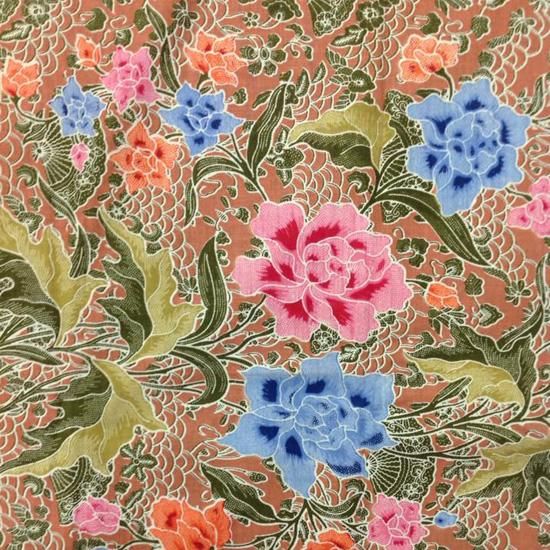 インドネシアバティック布 バティック布 更紗 | インドネシアの伝統 - ジャンベ・民族楽器