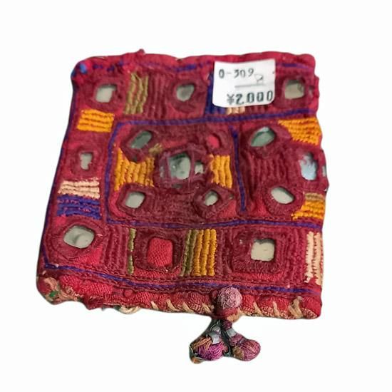 インド (インドミラーワーク)刺繍 袋型 販売 - ジェンベ インド (インドミラーワーク)刺繍 袋型 販売 - ジェンベ