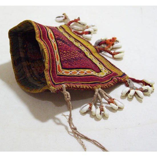 インド バンジャーラ刺繍 袋型 販売 － ジェンベ・民族楽器・アジア