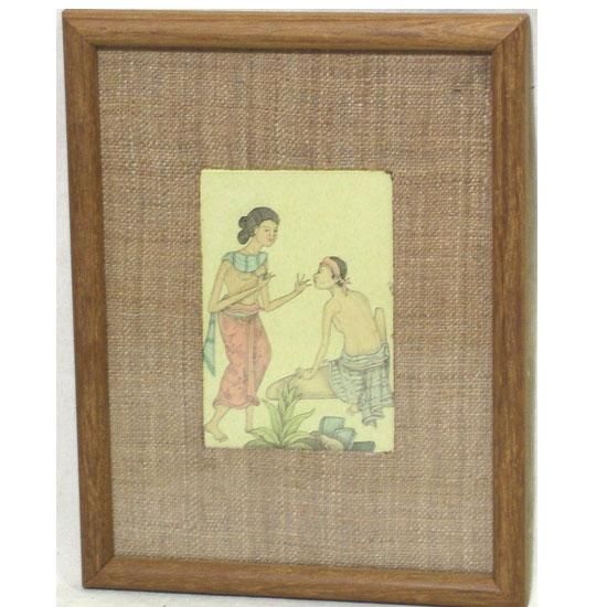 【楽ギフ_のし宛書】 バリ島 ジェンベ・民族楽器・アジア － 販売 ABSTRAK KEMIL 絵画 絵画