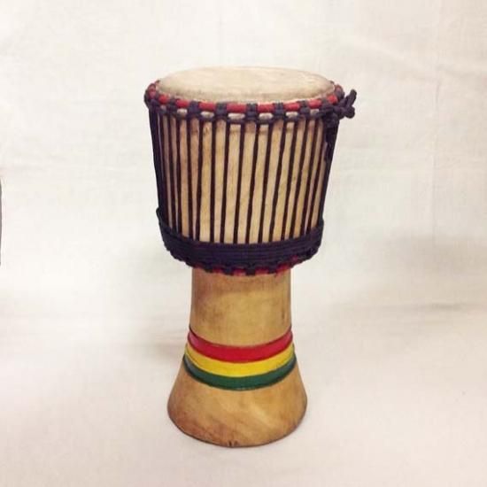 ギニア製ミニジェンベ（ジャンベ）RASTA　販売　－　 ジェンベ・民族楽器・アジア・アフリカ雑貨『the-djembe』by-metri　神戸・三宮