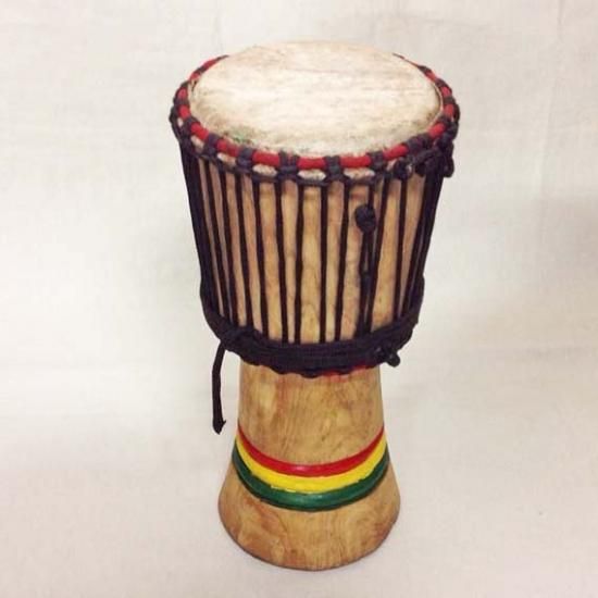 ギニア製ミニジェンベ（ジャンベ）RASTA　販売　－　 ジェンベ・民族楽器・アジア・アフリカ雑貨『the-djembe』by-metri　神戸・三宮