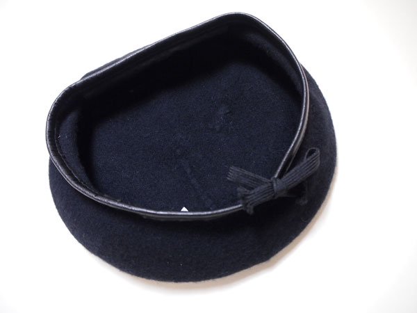 US.ARMY】Military Beret Wool Black 米軍実物 ミリタリー ウール