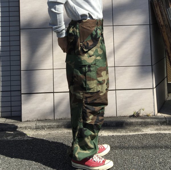 80's Vintage【US ARMY】 米軍実物 M-65 ウッドランドカモ フィールドカーゴパンツ  ミリタリーパンツ(1801－178)◆Size：US-S-R 【DEADSTOCK】