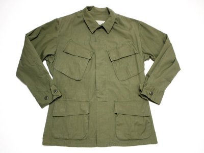 60's Vintage【US.ARMY】米軍実物 ビンテージ ジャングルファティーグジャケット 5th 最終型◆Size:US-S-Short【USED】