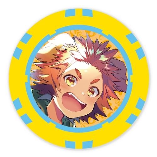 新しいゲーム始めました。カジノチップキーホルダー【レオ