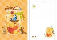 本好きの下剋上 ミニマイン箔押しポストカード(はちみつ)