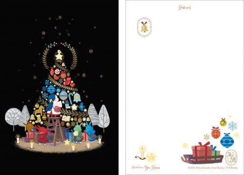 12/10発売】本好きの下剋上 ミニマイン箔押しポストカード（クリスマス