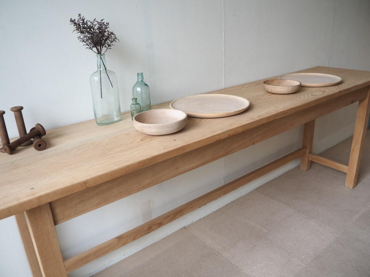 NS029 横長サイズの大きいテーブル - 古家具・古道具のセレクト