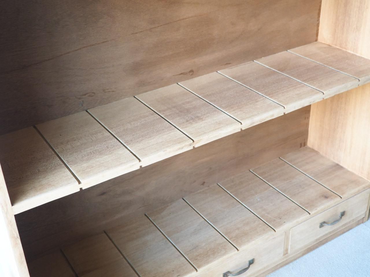 NS048 仕切り板の外せる収納棚 - 古家具・古道具のセレクト