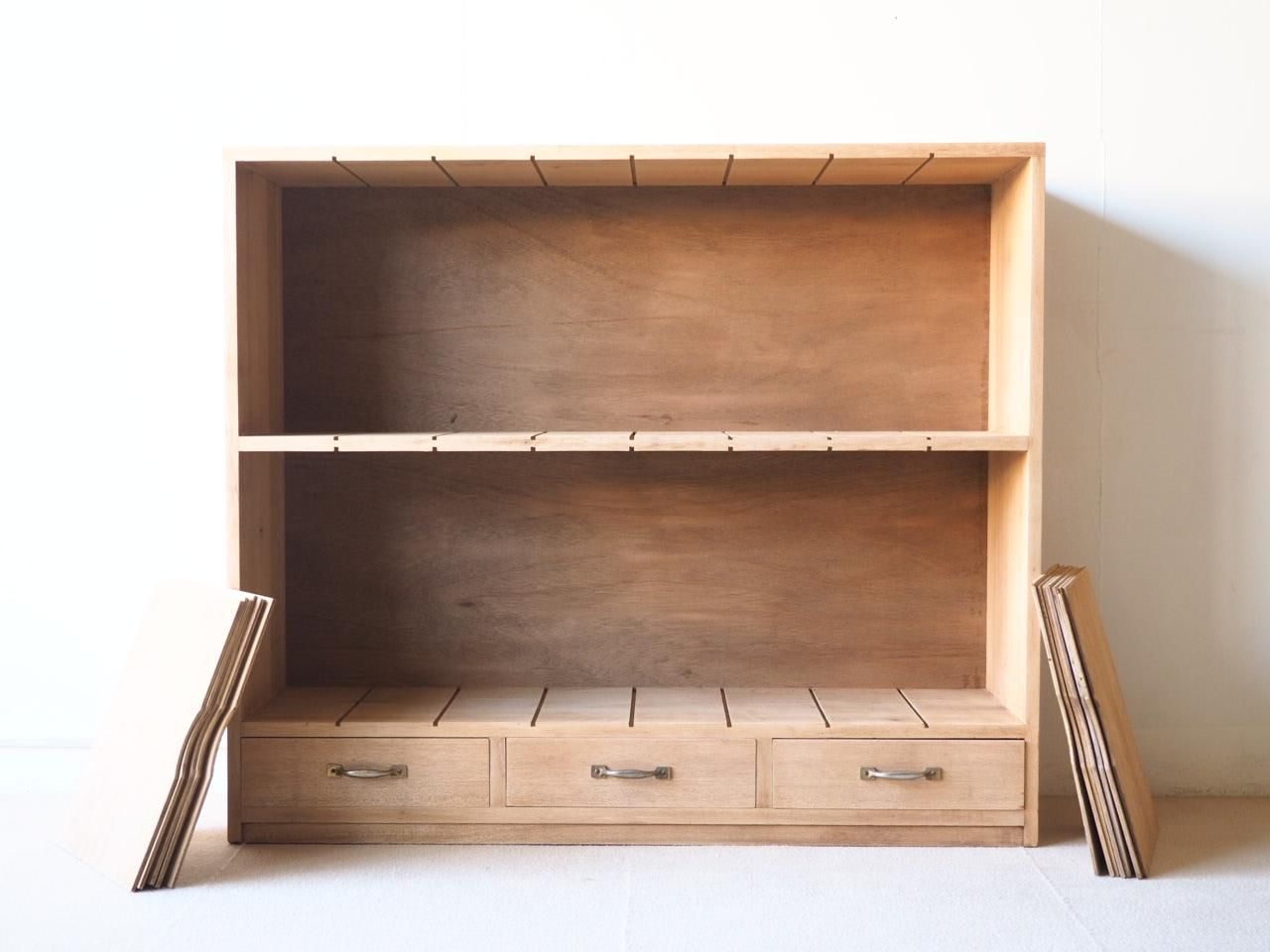 NS048 仕切り板の外せる収納棚 - 古家具・古道具のセレクト