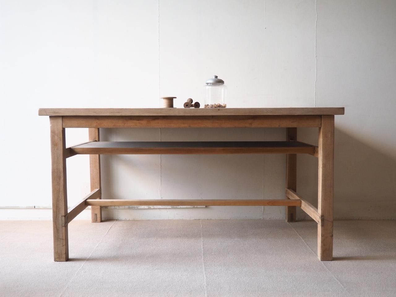 古道具 古家具 学習机 昭和レトロ アンティーク 作業台